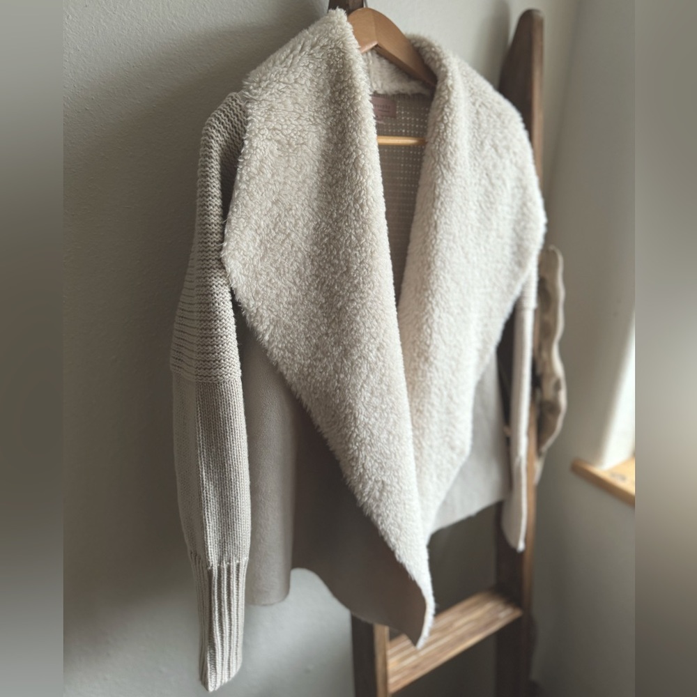 Philosophy Sherpa Angular Open Coat Medium